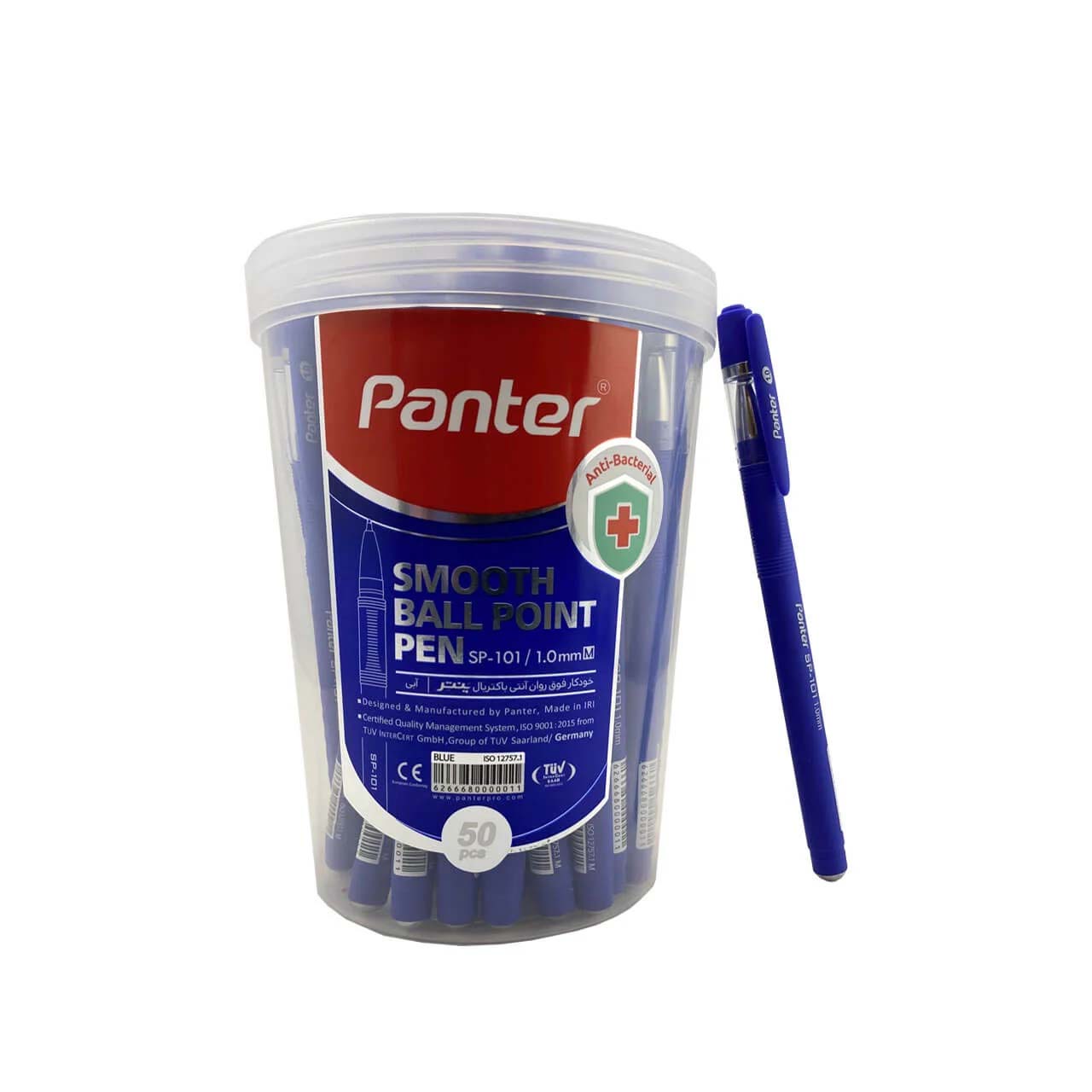 خودکار فوق روان آنتی باکتریال آبی Panter