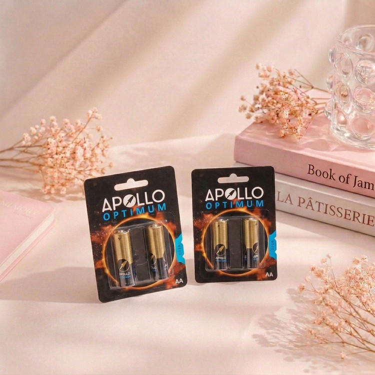 باطری قلمی آپولو اپتیموم (Apollo Optimum AA) بسته ۲ عددی