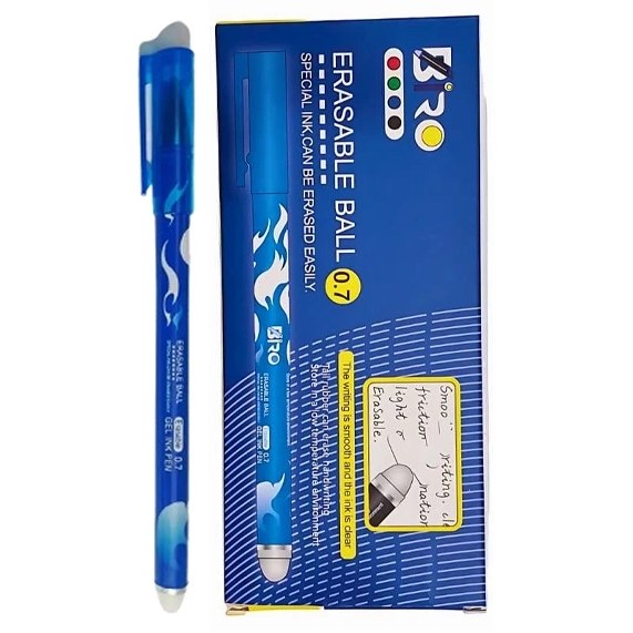 خودکار پاک‌کن‌دار Biro مدل Erasable Ball 0.7 | خودکار حرارتی قابل پاک شدن