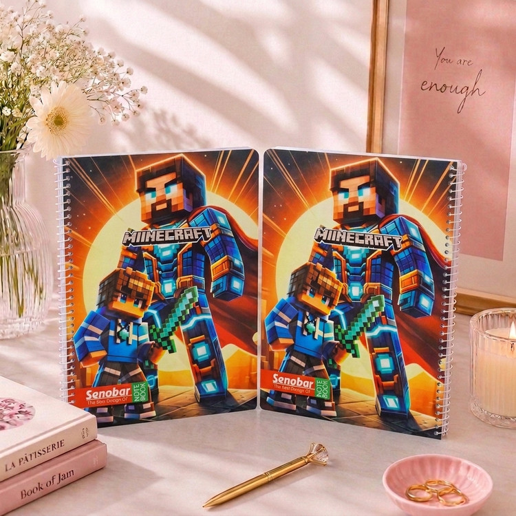 دفتر سیمی مدل ماینکرافت