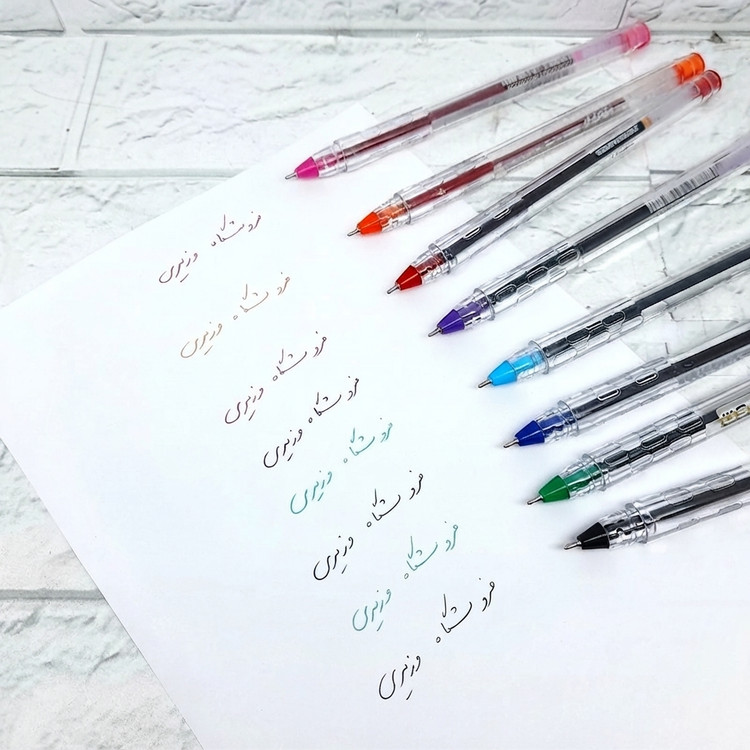 خودکار ژلی رنگی هرون